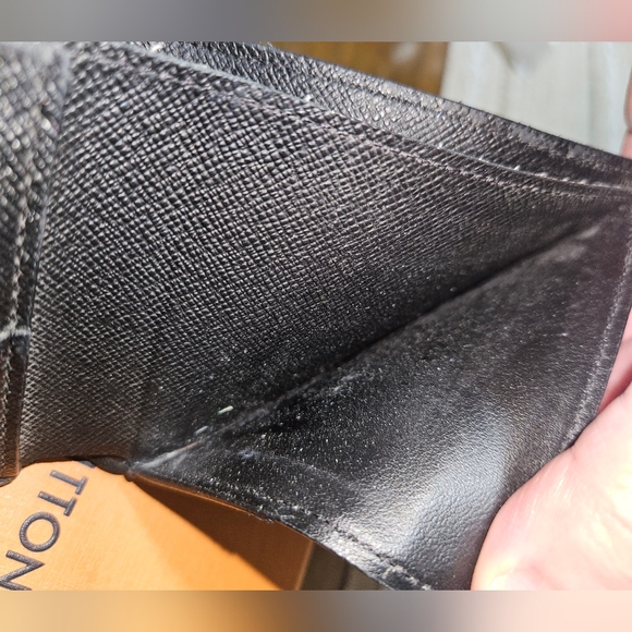 Louis Vuitton Wallet Canvas Black & Grey Mint Condtion 100% Authentic - Picture 13 of 16